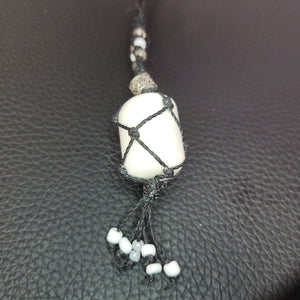 ELN Hemp Wrapped Stone Scolecite