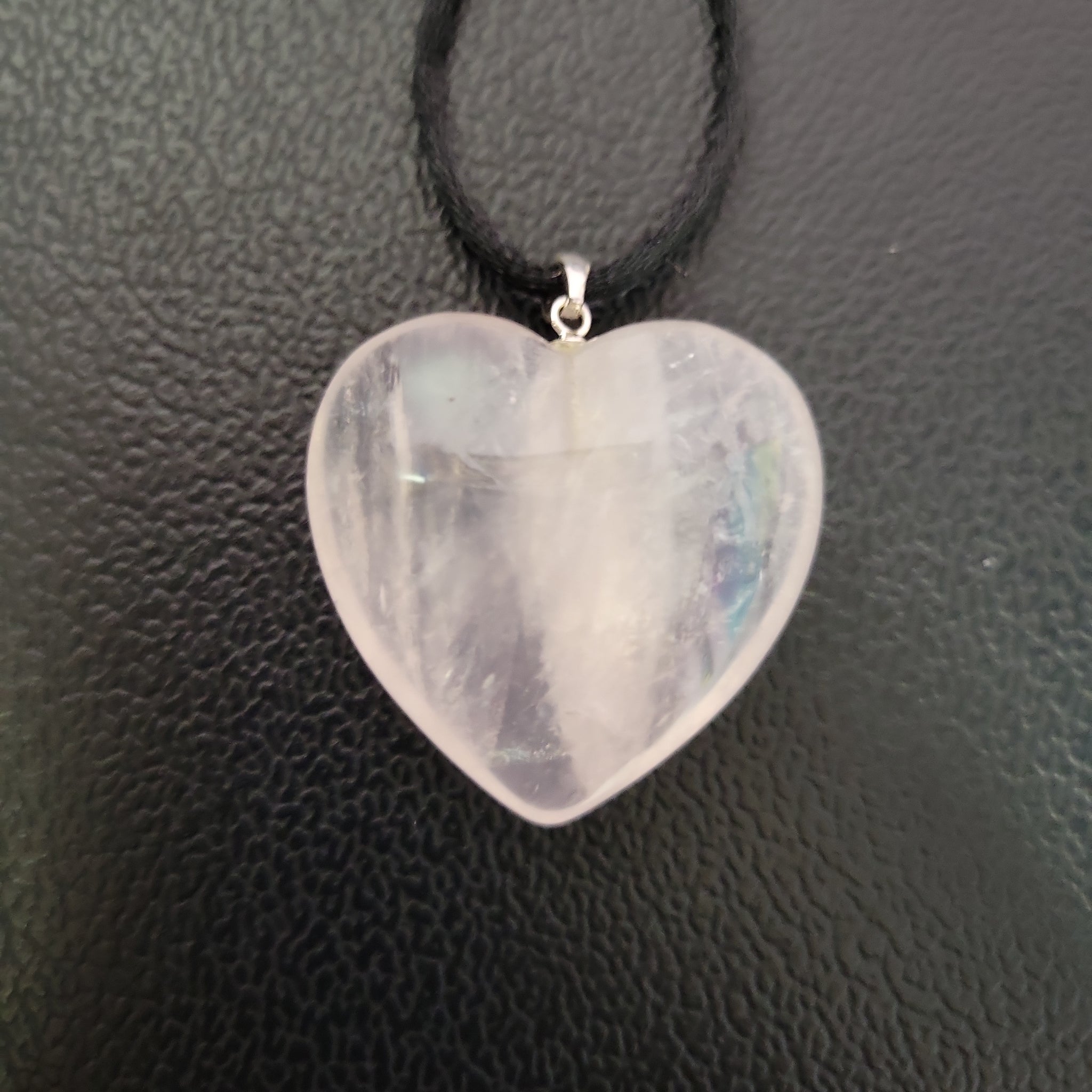 Rose Quartz Heart Pendant