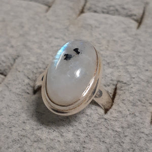 Moonstone in Sterling Silver Setting