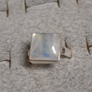 Moonstone in Sterling Silver Ring