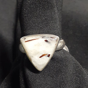 Astrophyllite Triangle Ring