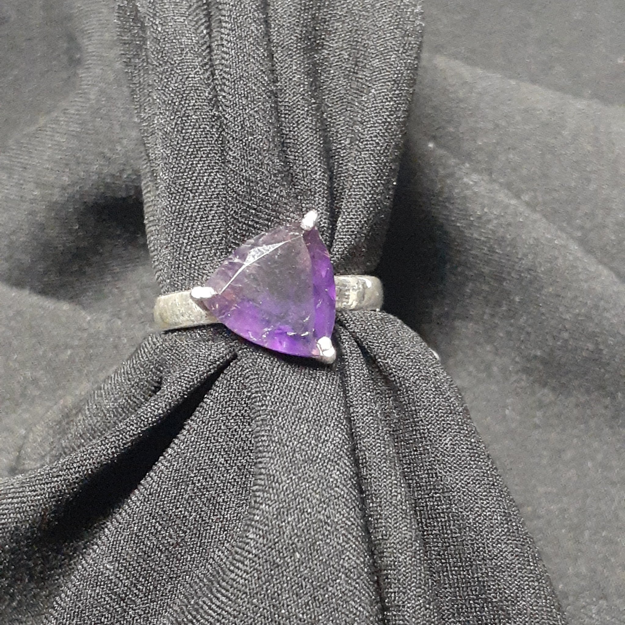 Amethyst Ring Triangle