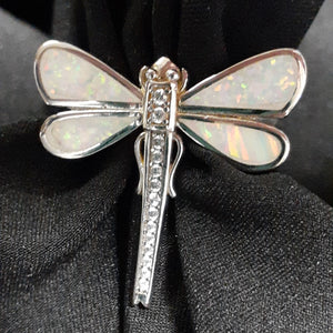 Opal Butterfly Ring