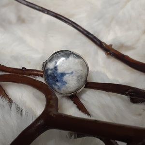 Sodalite Circle Ring