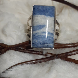 Sodalite Rectangle Ring