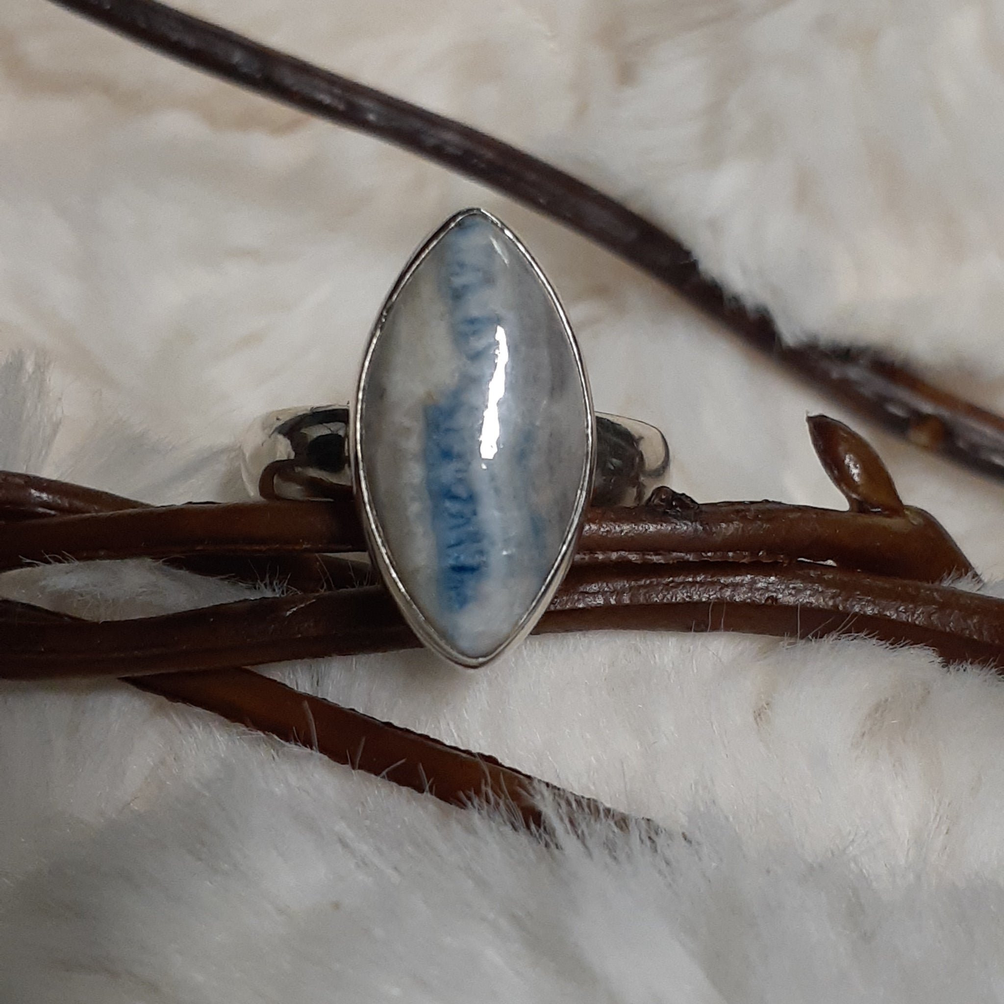 Sodalite Ellipsis Ring