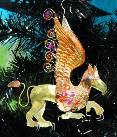 Griffin Ornament Yule Christmas