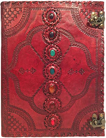 Leather Seven Chakra Journal