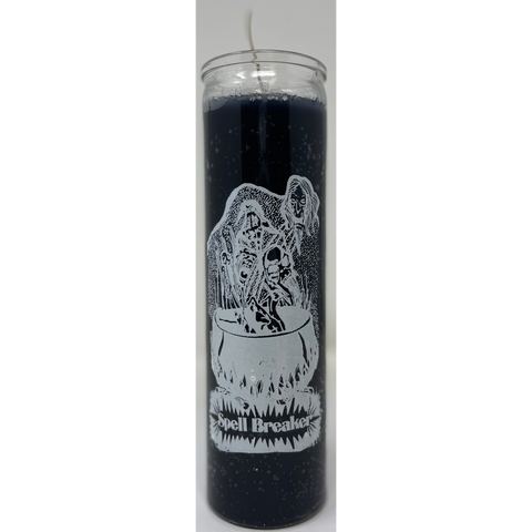 7 Day Candle Spell Breaker Black
