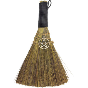 Wicca Broom Pentagram