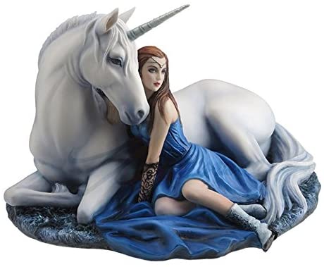 Blue Moon Unicorn By Anne Stokes