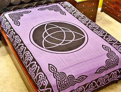 Triquetra Tapestry Purple