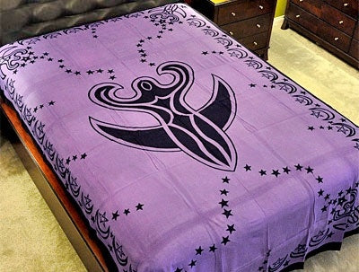 Fairy Goddess Tapestry Purple