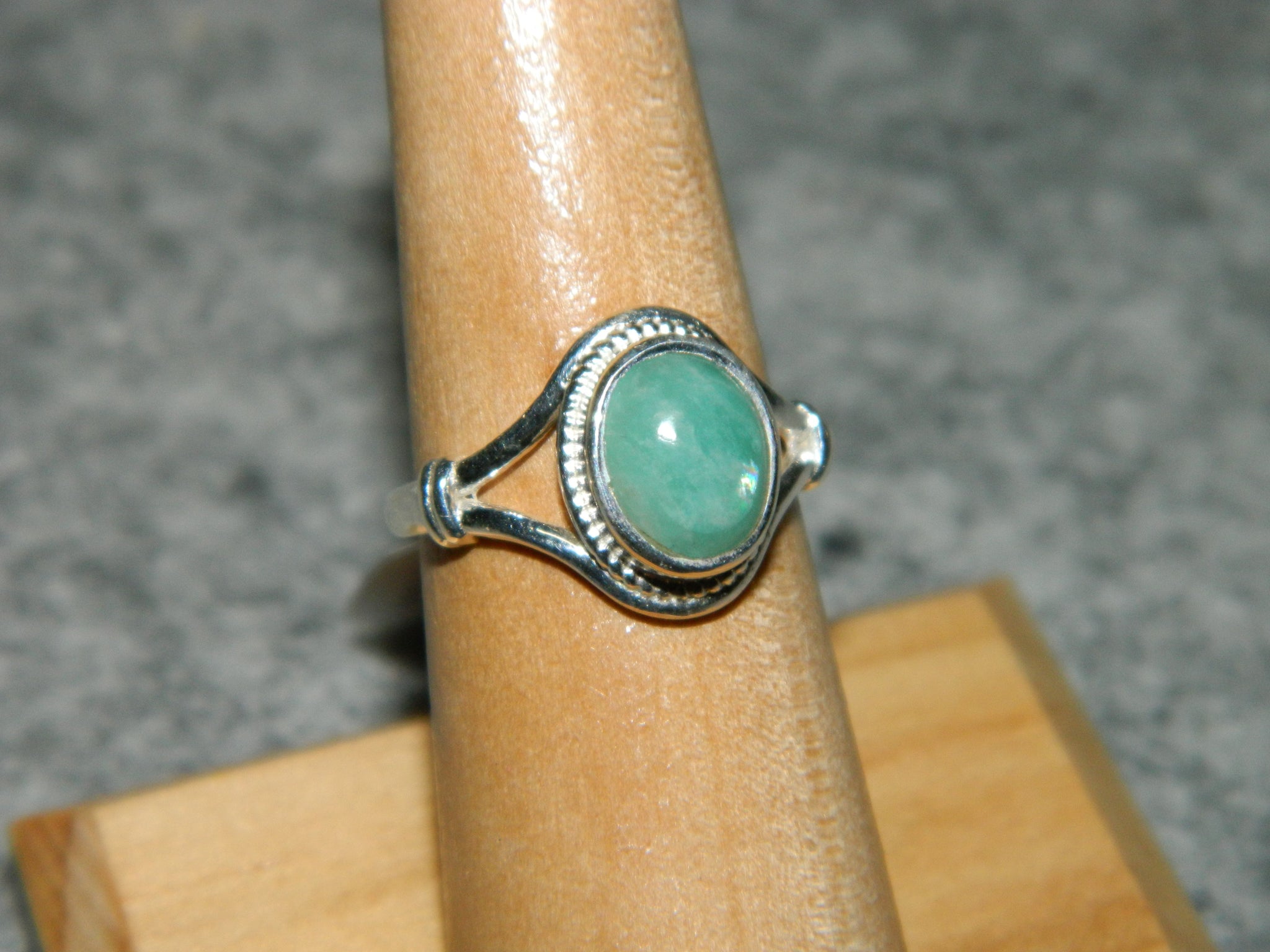 Amazonite Sterling Silver Ring