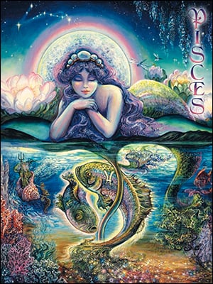 Pisces Greeting Card for All Occasion