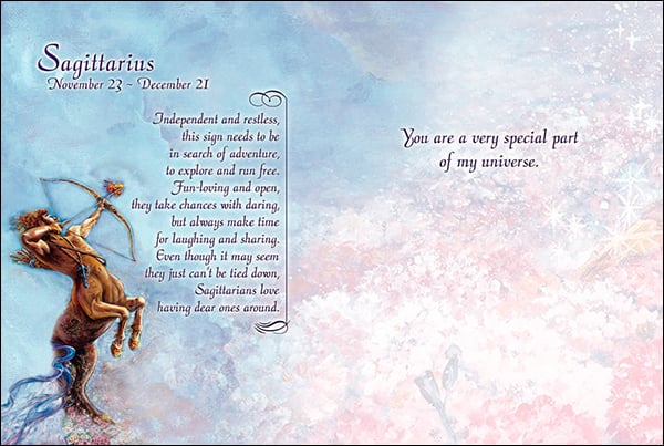 Sagittarius Greeting Card for All Occasion