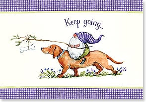 Encouragement & Support Card Keep Going