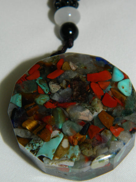 Flower of Life Orgonite Pendant Necklace