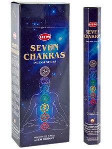 HEM Seven Chakra 20 Stick Pack