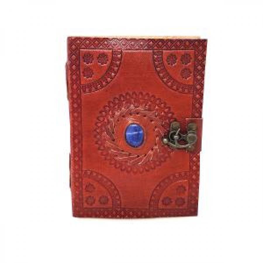 Gods Eye Leather Journal with Latch Closure