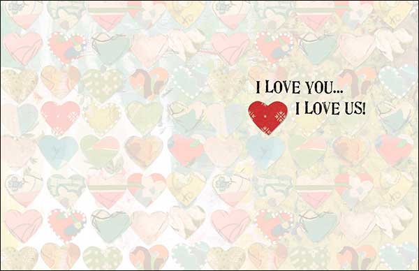 Love & Flirts Card I love you I love us