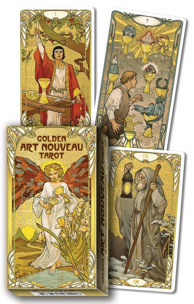 Golden Art Nouveau Tarot By Giulia F Massaglia