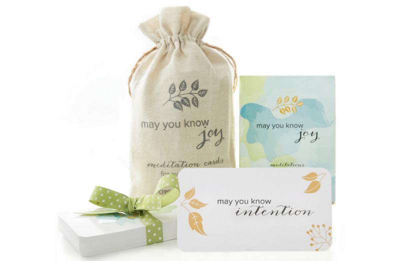 The May You Know Joy Meditation Cards For Everyday Living by Adrienne Enns