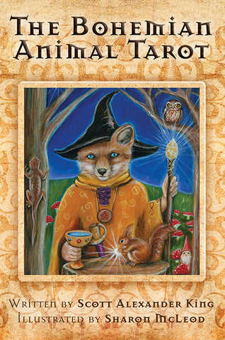 Bohemian Animal Tarot by  Scott Alexander King Illustrated by Sharon Mcleod