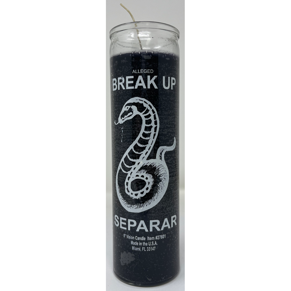 7 Day Candle Break Up Snake Black