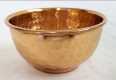 Copper Offering Bowl Hand Hammered Style