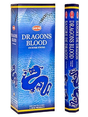 HEM Dragons Blood Blue Incense 20 Stick Pack