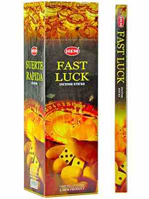 HEM Fast Luck Incense 8 Stick Pack