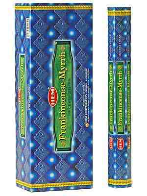 Hem Frankincense and Myrrh Incense 20 Sticks Pack