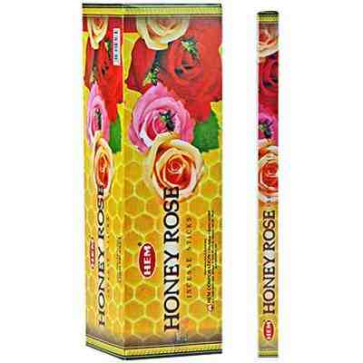 Hem Honey Rose Incense 20 Sticks Pack