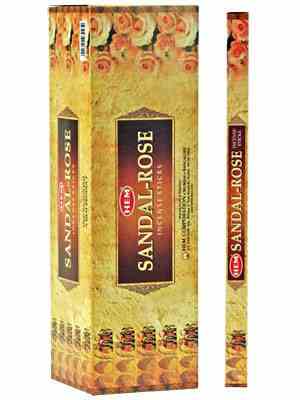 Hem Sandal Rose Incense 8 Stick Pack