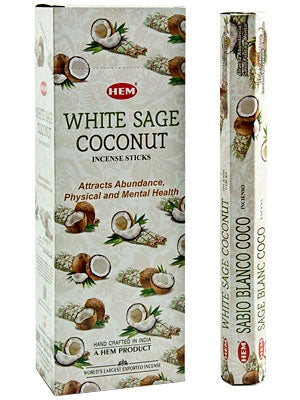 Hem White Sage Coconut Incense 20 Stick