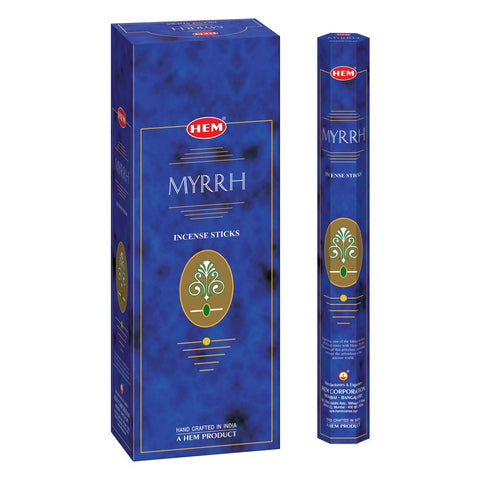 Hem Myrrh Incense 20 Stick Pack