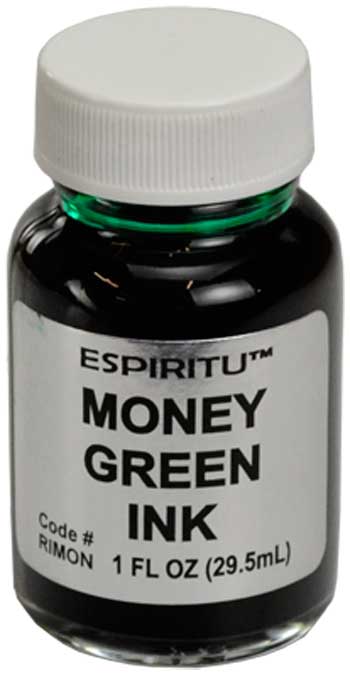 Money Green ink