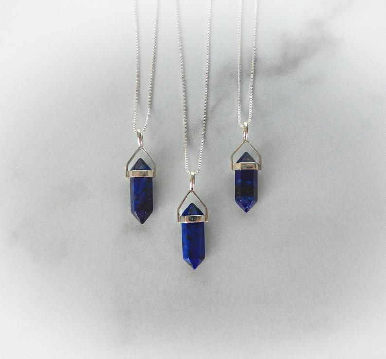 Lapis Lazuli Pendant Point Small