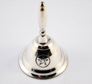 Pentacle Silver Plated Altar Bell