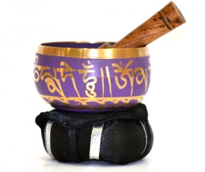 Violet Tibetan Singing Bowl