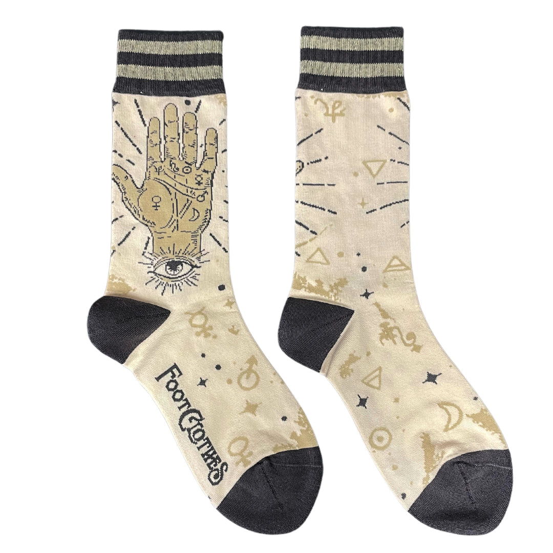 Palmistry Crew Socks