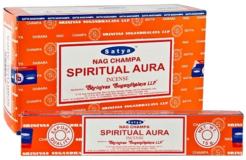 Satya Spiritual Aura Incense 15 Gram Pack