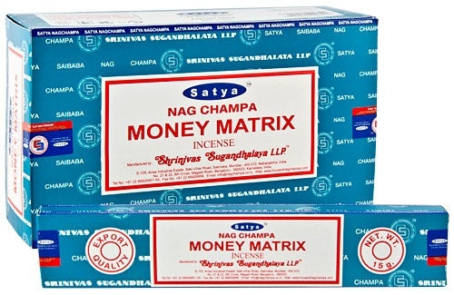 Satya Money Matrix Incense 15 Gram Pack