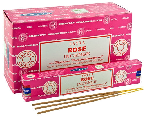 Satya Rose Incense 15 Gram Pack