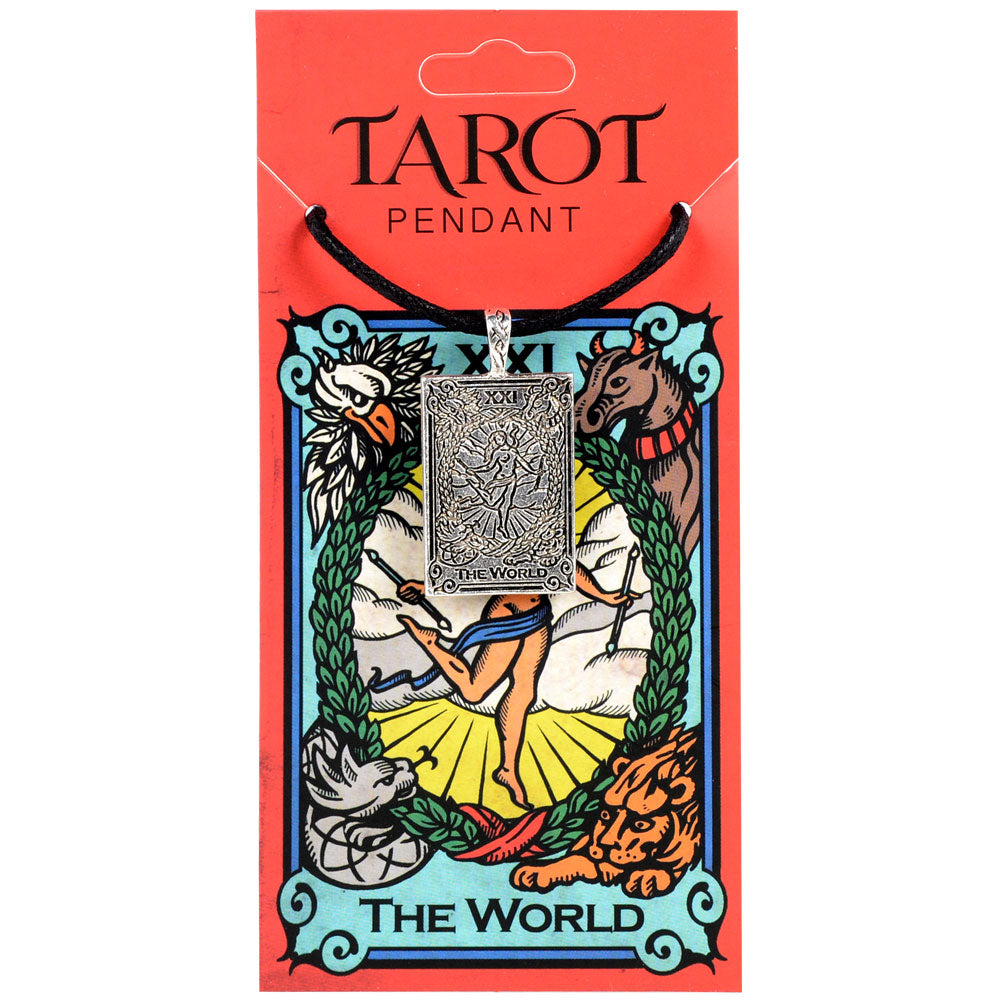 Tarot Card Pendant The World