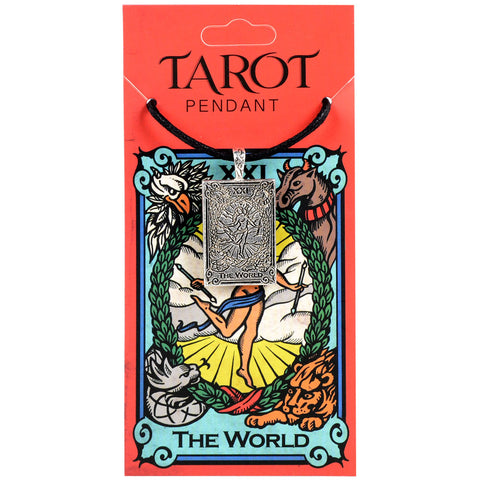 Tarot Card Pendant The World