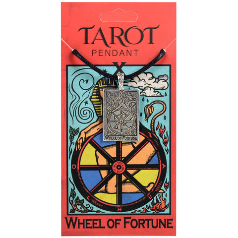 Tarot Card Pendant Wheel of Fortune