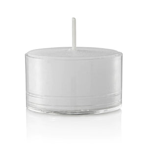 Tea Light White in plastic cup