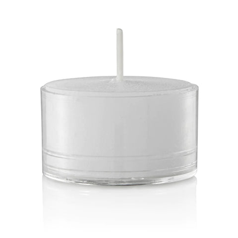 Tea Light White in plastic cup